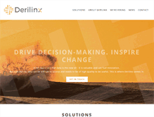 Tablet Screenshot of derilinx.com